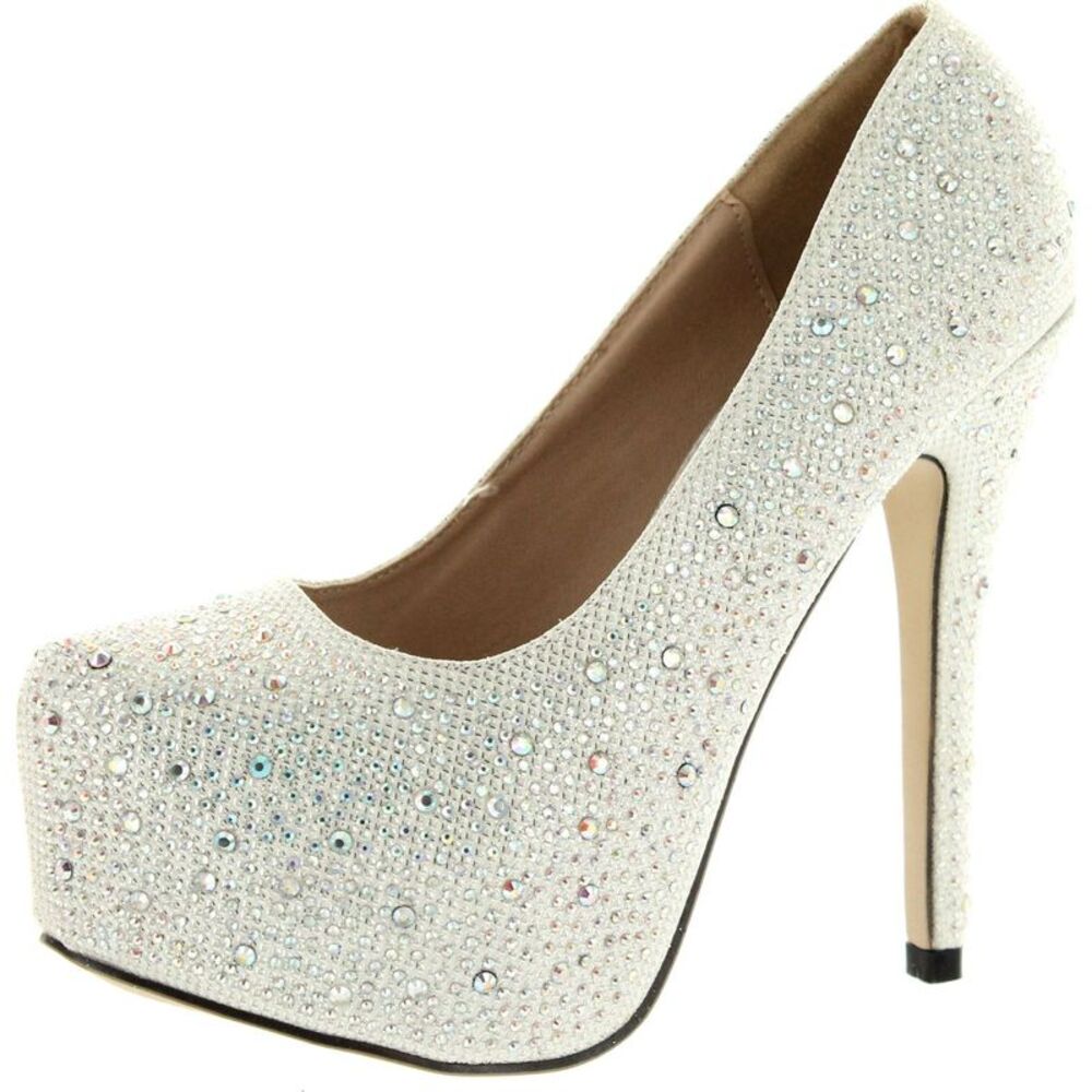 Eye Candie Celine-85W White Womens pumps-shoes 6.5 NEW